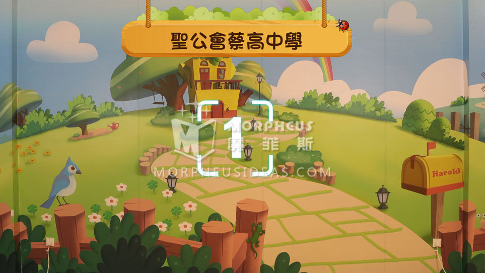 健教園地攝影區開始拍照界面