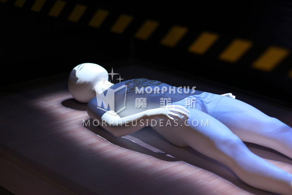 008破奇案白色人體模型實物變裝